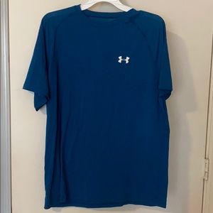 Men’s Large Under Armour Blue Workout Shirt